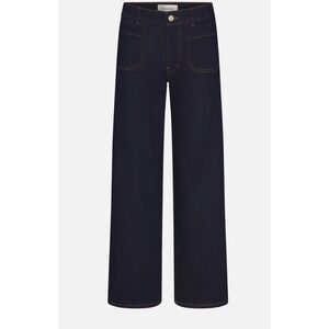 FRAME Le Pixie Slim Palazzo High Rise Wide Leg Jeans Rinse Size 29 LPXSPIP814